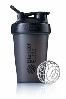 BlenderBottle &trade; CLASSIC Small Fashion Zwart FC met oog - Eiwitshaker / Bidon  - 590 ml