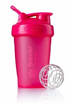 BlenderBottle &trade; CLASSIC Small Fashion Roze FC met oog - Eiwitshaker / Bidon  - 590 ml