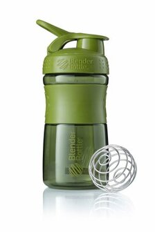 BlenderBottle &trade; SPORTMIXER Small Mosgroen met oog - Eiwitshaker / Bidon  - 590 ml