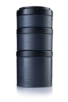 BlenderBottle &trade; EXPANSION PAK Fashion Zwart - 3 Opbergbakjes voor Pro Stak - Full Colour - 100ml/150ml/250ml