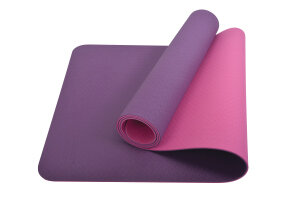 Schildkrot &trade; Fitness  - Yogamat - Afmetingen 180 cm x 61 cm x 4 mm - TPE- Paars/Roze