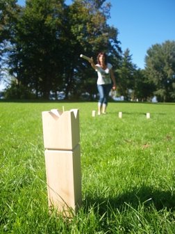 Schildkrot &trade; Fun Sports - Kubb Spel van hout - Zeer populair in Scandinavie