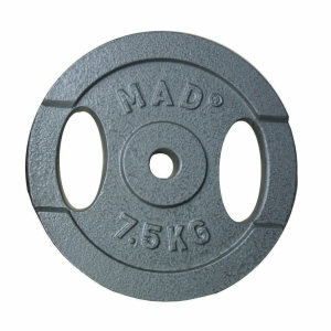FitnessMAD &trade; - 7.5 KG Weight Plate - haltersschijf, 25.4 mm / 1 inch &oslash;