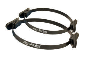 FitnessMAD &trade; -  Align Pilates Ring - Enkele Handgreep - Staal - Diameter 30 cm