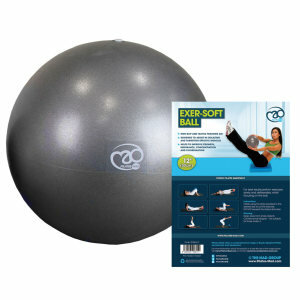FitnessMAD &trade; - 12&#039;&#039; Exer-Soft Ball - Graphite