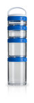 BlenderBottle ™ GOSTAK Blauw - Starter 4Pak opbergbakjes - 40ml/60ml/100ml/150ml