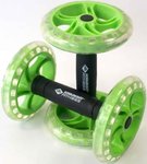 Schildkrot ™ Fitness - Set Van 2 Dual Rollers - Groen/Zwart