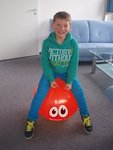 Schildkrot ™ Fun Sports - Skippybal met handgrepen