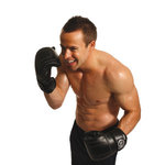 FitnessMAD ™ - Bokshandschoen stootkussen  - Leder - Paar- Large - Zwart