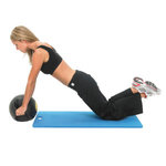FitnessMAD ™ - Aerobic - Fitnessmat - 10 mm dikte - Blauw