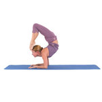 FitnessMAD ™ - Evolution Yoga Mat - Geen Phthalaat - Latexvrij - Dikte 4mm - Blauw/Grijs