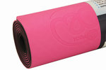 FitnessMAD ™ - Evolution Yoga Mat - Geen Phthalaat - Latexvrij - Dikte 4mm - Roze/Grijs