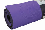 FitnessMAD ™ - Evolution Yoga Mat - Geen Phthalaat - Latexvrij - Dikte 4mm - Paars/Grijs
