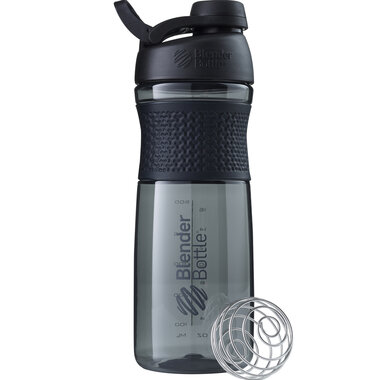 BLENDERBOTTLE | Sportmixer| Twistcap| ZWART| 820 ML | Eiwitshaker | Bidon MET DRAAIDOP.