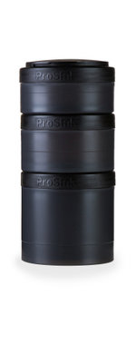 BlenderBottle ™ EXPANSION PAK Zwart - 3 Opbergbakjes voor Pro Stak - Full Colour - 100ml/150ml/250ml