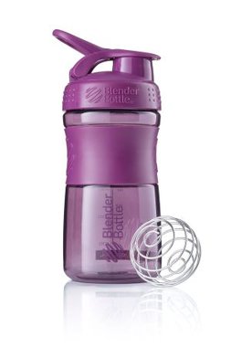 BlenderBottle ™ SPORTMIXER Small Paarsblauw/Plum met oog - Eiwitshaker / Bidon  - 590 ml