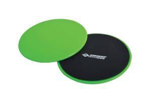 Schildkrot ™ Fitness - Set van 2 Sliding Discs - Groen/Zwart